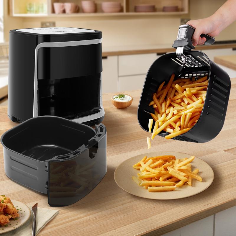 Freidora de Aire sin Aceite XXL 7L,1900W, Inteligente. Conexión Wifi.Pantalla LED táctil, 7 funciones preestablecidas Libre de BPA REGALO: 1,7L Hervidor Eléctrico - Image 2
